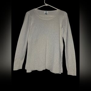 7/85. Old Navy Cream Long Sleeve Sweater